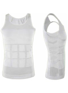 Round Neck Slimming Undershirt White