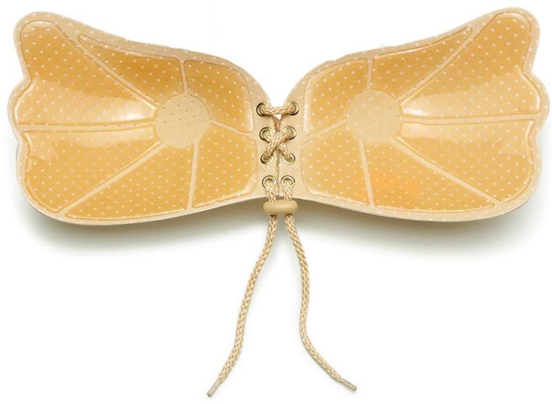 Generic - Silicone Strapless Push Up Backless Bra Beige - Image 1