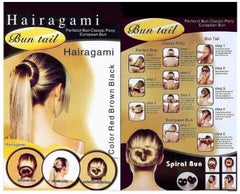Hairagami 2-Piece Styling Hair Tie Set Black  - Image 2