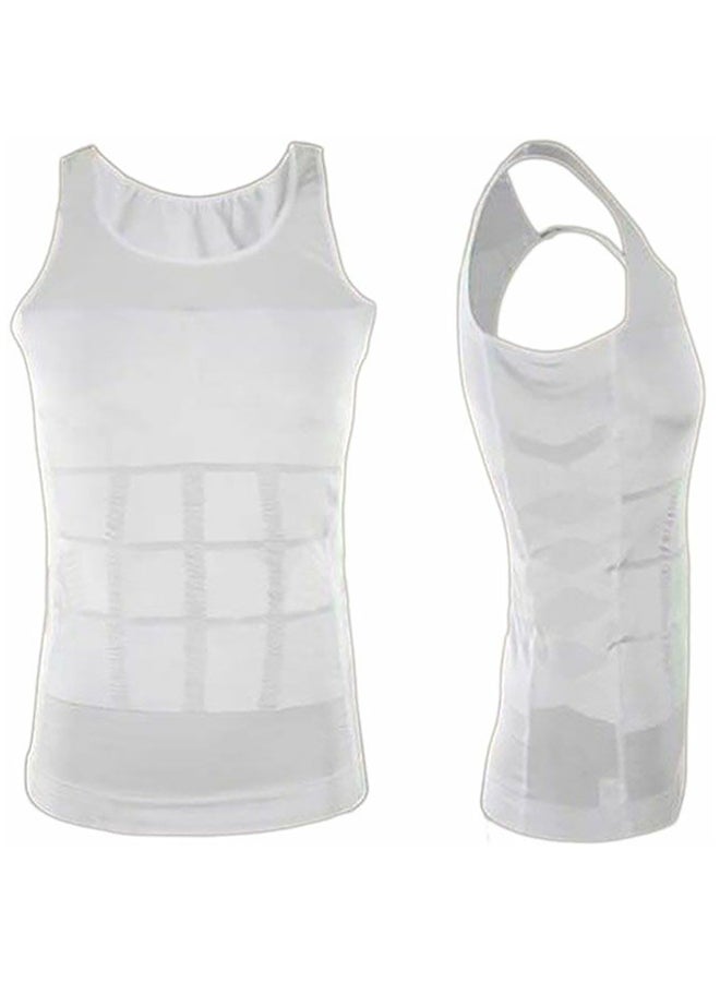 Generic - Round Neck Slim Undershirt White - Image 1