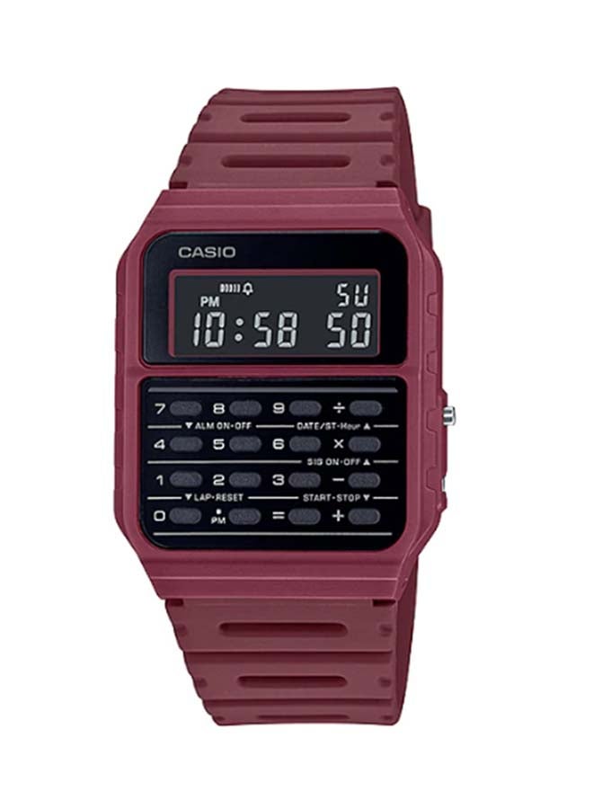 CASIO Resin Digital Wrist Watch CA-53WF-4BDF - 33 mm - Maroon  - Image 1
