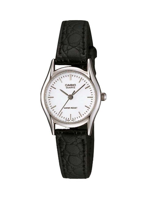 Women's Leather Analog Wrist Watch LTP-1094E-7ARDF