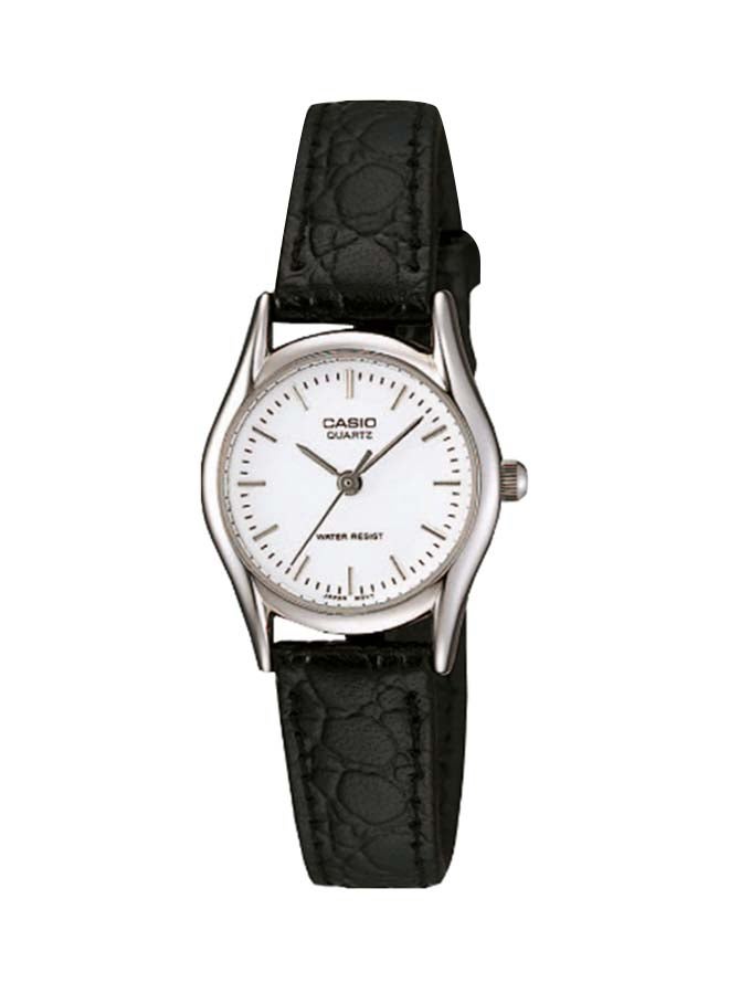 CASIO - Women's Leather Analog Wrist Watch LTP-1094E-7ARDF - Image 1