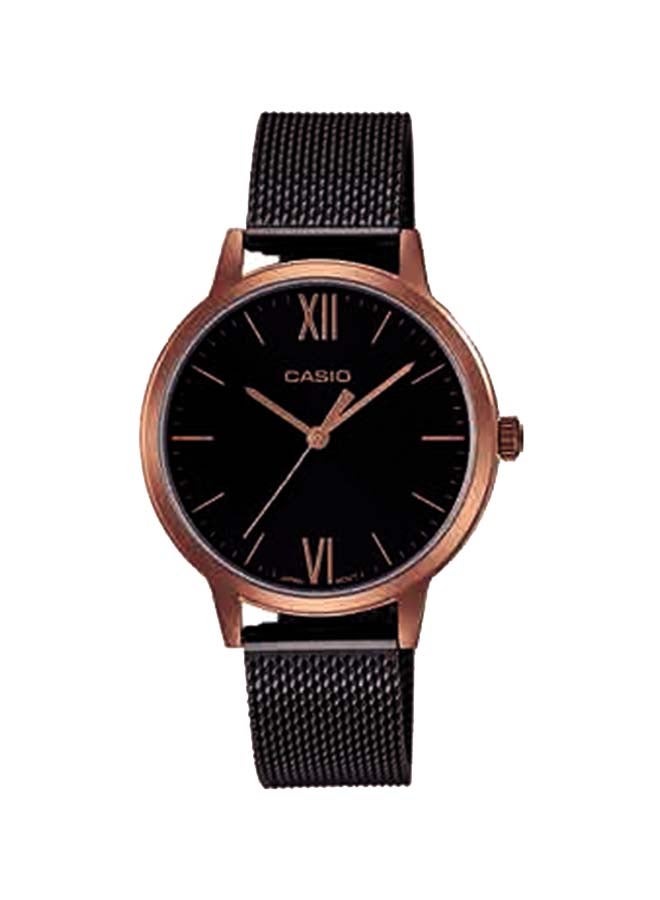 CASIO Women's Stainless Steel Analog Wrist Watch LTP-E157MRB-1BDF - Image 1