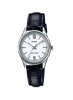 CASIO Women's Leather Analog Wrist Watch LTP-V005L-7B2UDF - 34 mm - Black  - Image 1