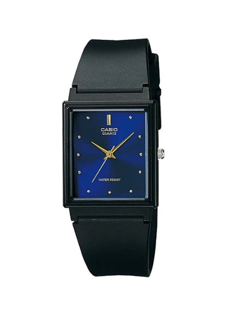 Men's Resin Analog Wrist Watch MQ-38-2ADF - 27 mm - Black