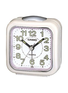CASIO Analog Alarm Clock White 