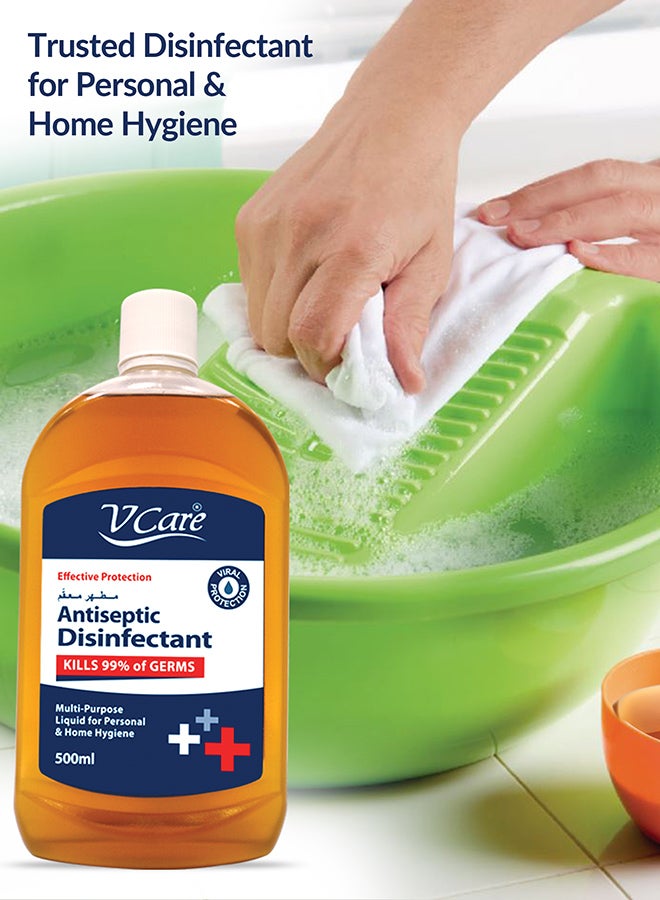 Antiseptic Disinfectant Liquid 500ml Pack of 4