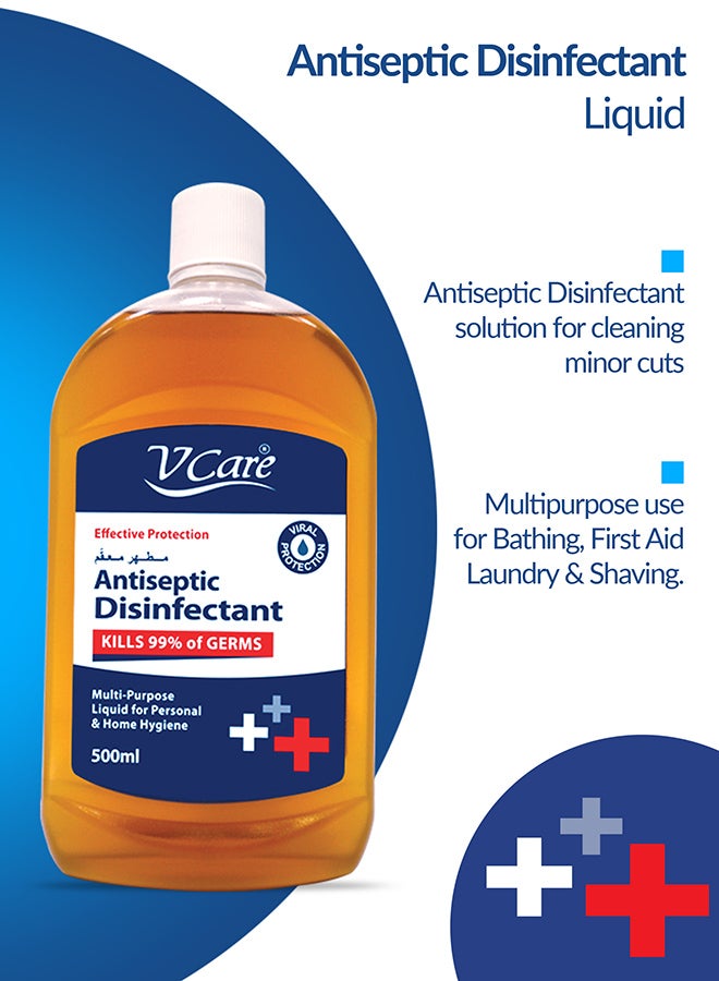 VCare - Antiseptic Disinfectant Liquid 500ml - Image 1