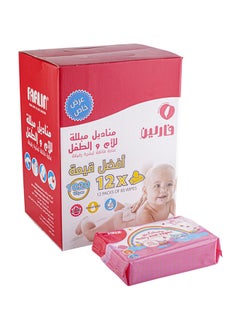FARLIN Baby Wet Wipes Care for Tender Skin Value Box 12 Packs x 85 Wipes, 1020 Count  - Image 1