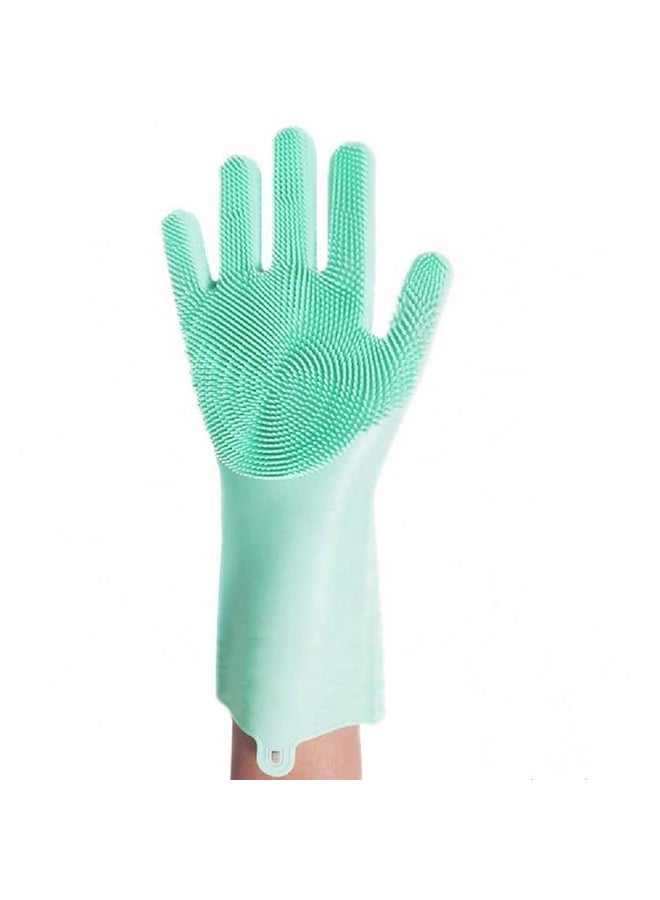 Generic Bathing Grooming Pets Gloves Light Green - Image 2