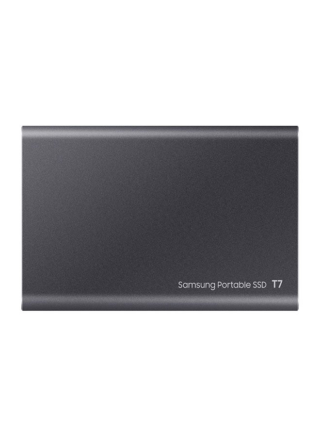 سامسونج - محرك أقراص SSD محمول T7 بمنفذ USB 3.2 رمادي - Image 1