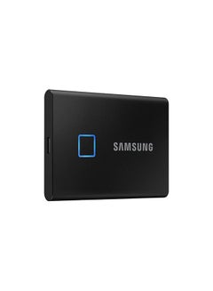 Samsung T7 Touch 1TB USB 3.2 Gen 2 Portable SSD, 1,050MB/sec Read & Up to 1,000 MB/sec Write Speeds, Integrated Fingerprint Reader & LED Indicator, Black | MU-PC1T0K/WW 1 TB  - Image 1