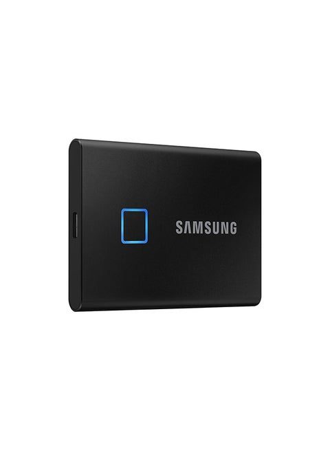 T7 Touch 1TB USB 3.2 Gen 2 Portable SSD, 1,050MB/sec Read & Up to 1,000 MB/sec Write Speeds, Integrated Fingerprint Reader & LED Indicator, Black | MU-PC1T0K/WW 1 TB