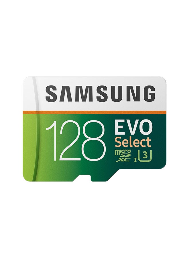 Samsung - EVO Select MicroSDXC Memory Card white/green - Image 1
