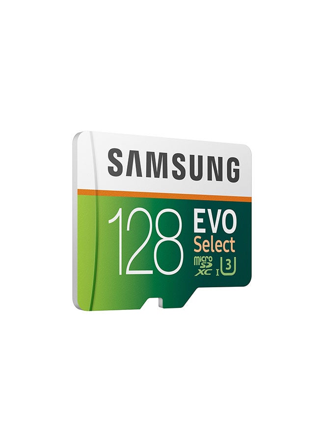 Samsung - EVO Select MicroSDXC Memory Card white/green - Image 1