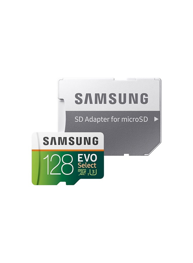 Samsung - EVO Select MicroSDXC Memory Card white/green - Image 1