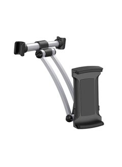 Car Back Seat Headrest Mount Tablet Holder For 5-13 Inch Black/Silver