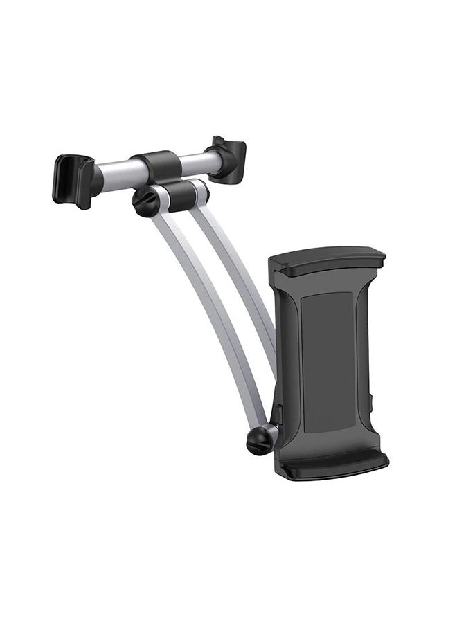 Generic - Car Back Seat Headrest Mount Tablet Holder For 5-13 Inch Black/Silver - Image 1