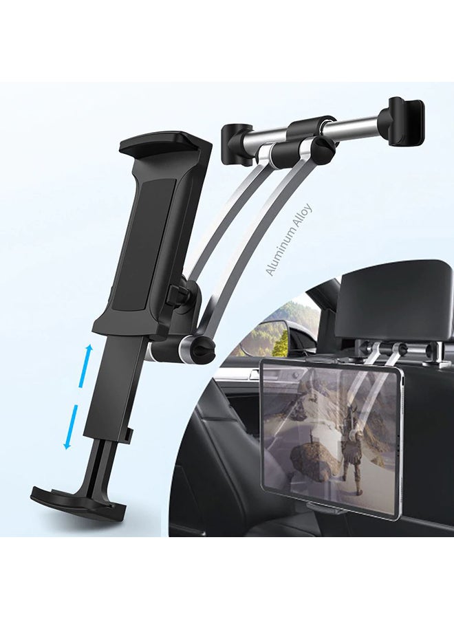 Generic - Car Back Seat Headrest Mount Tablet Holder For 5-13 Inch Black/Silver - Image 1