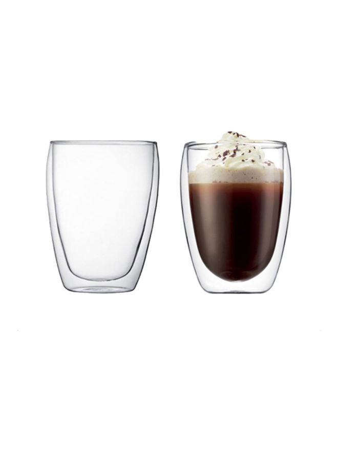بلاك ستون طقم أكواب مزدوجة مكون من قطعتين شفاف 2x350ملليلتر - Image 2