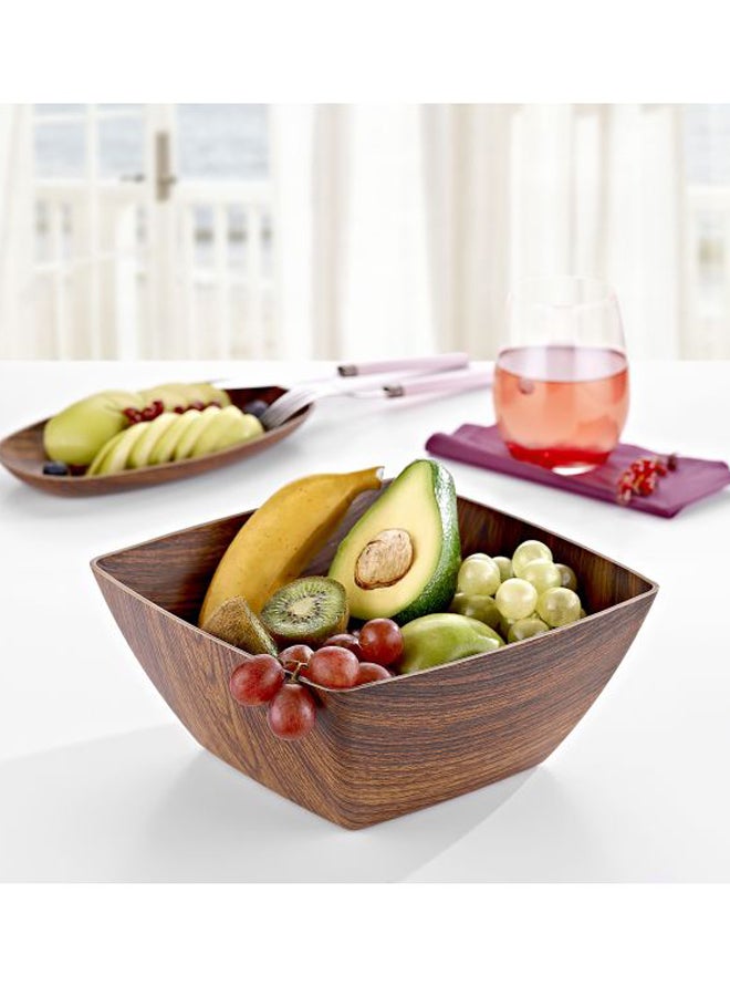 إيفيلين وعاء مربع بني 12x12x6سم - Image 2