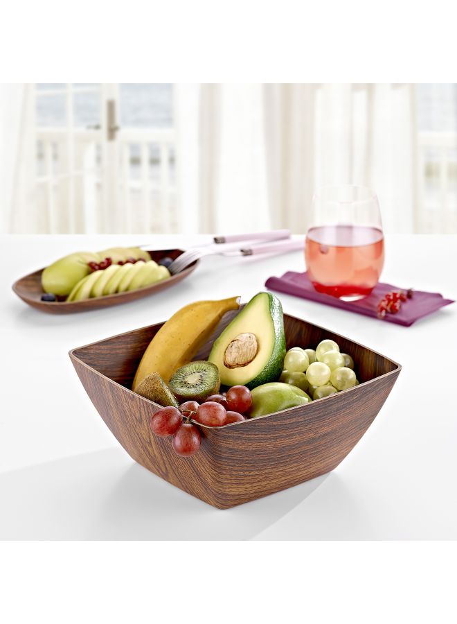 إيفيلين وعاء مربع بني 34x34x11.5سم - Image 2