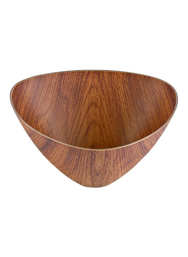 إيفيلين سلطانية مُثلثة الشكل بني 20.5x20.5x9سم - Image 1