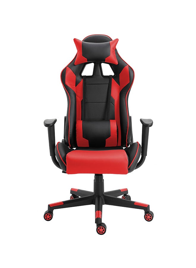 Ergonomically Designed Super Comfort High Back Swivel Gaming Chair With Headrest Pillow And Lumbar Cushion Red 50.2 x 50.8 x 121.41cm