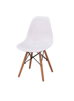 Mahmayi Plastic Dining Chair White 49x49x70cm  - Image 1