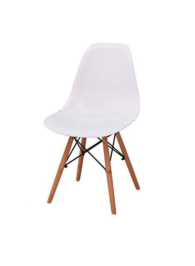 Mahmayi Plastic Dining Chair White 49x49x70cm  - Image 1