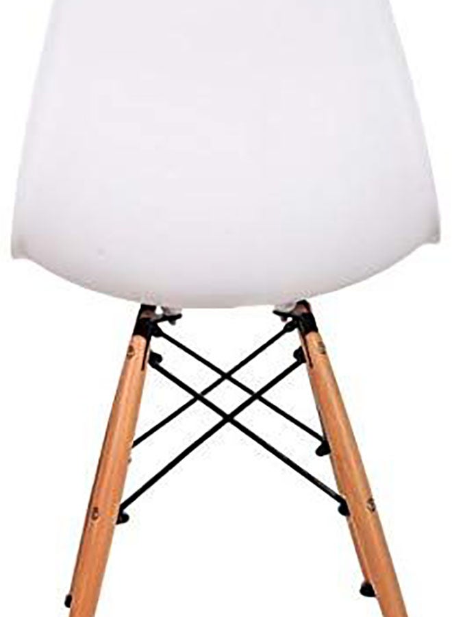 Mahmayi Plastic Dining Chair White 49x49x70cm  - Image 2