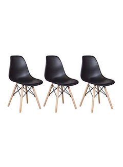 Set Of 3 Dining Chair Black 52cm - v1602414774/N41011345A_1