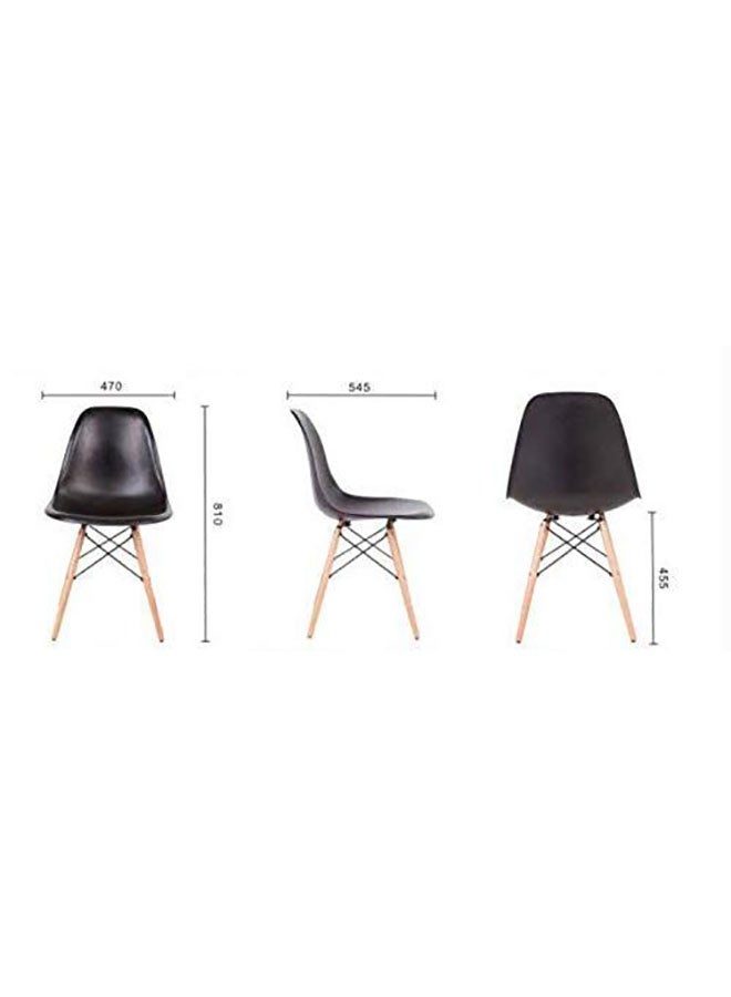 Mahmayi Set Of 3 Dining Chair Black 52cm - Image 2