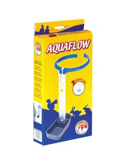 NOVITAL 2-Piece Aquaflow Drinker Set For Rabbit Silver/Blue/Black 25.4×12.7×3.81cm  - Image 2
