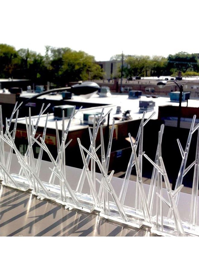 بيرد-إكس طقم مسامير بلاستيكية لمحاربة الطيور شفاف 3.3متر - Image 2