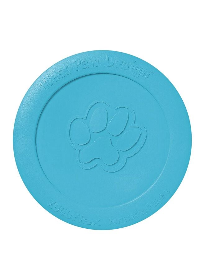 West Paw Zisc Dog Chew Toy Disc Blue - Image 1