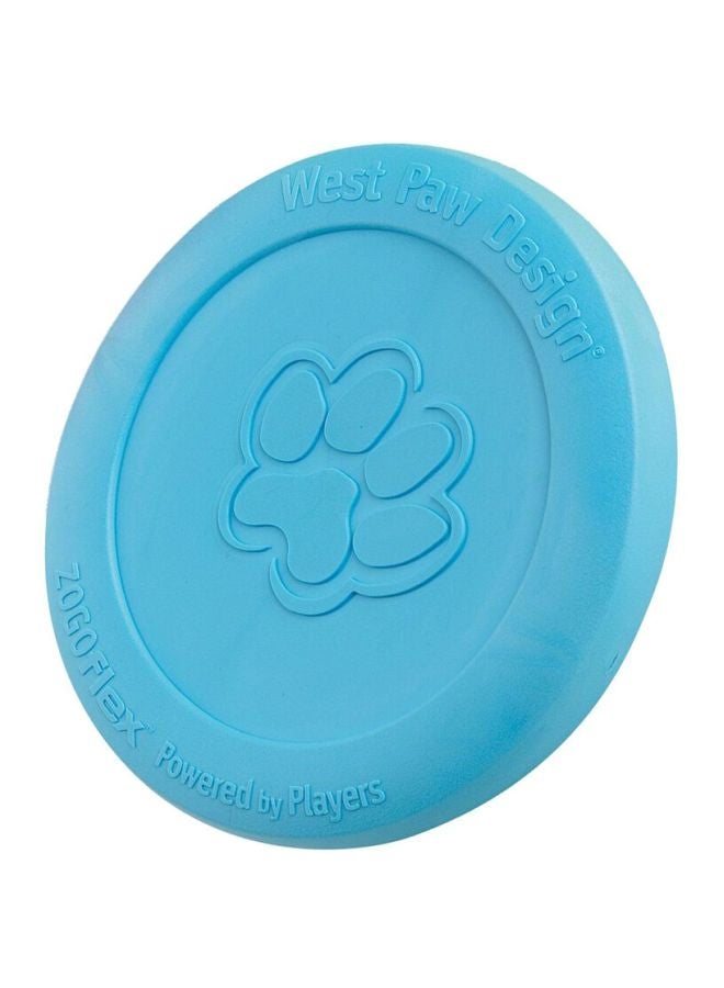 West Paw Zisc Dog Chew Toy Disc Blue - Image 2