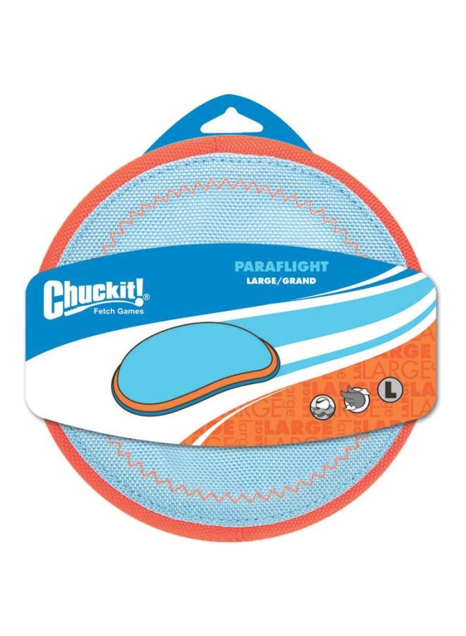 تشاكيت! لعبة Paraflight Flyer للكلاب أزرق/ برتقالي L - Image 2