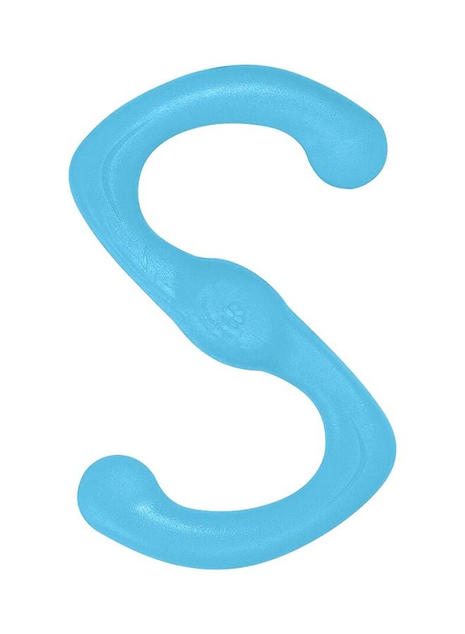 West Paw Bumi S-Shaped Dog Tug Toy Aqua Blue L - Image 1