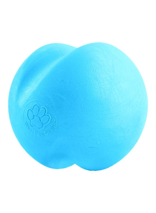 West Paw Jive Dog Chew Toy Ball Blue S - Image 1