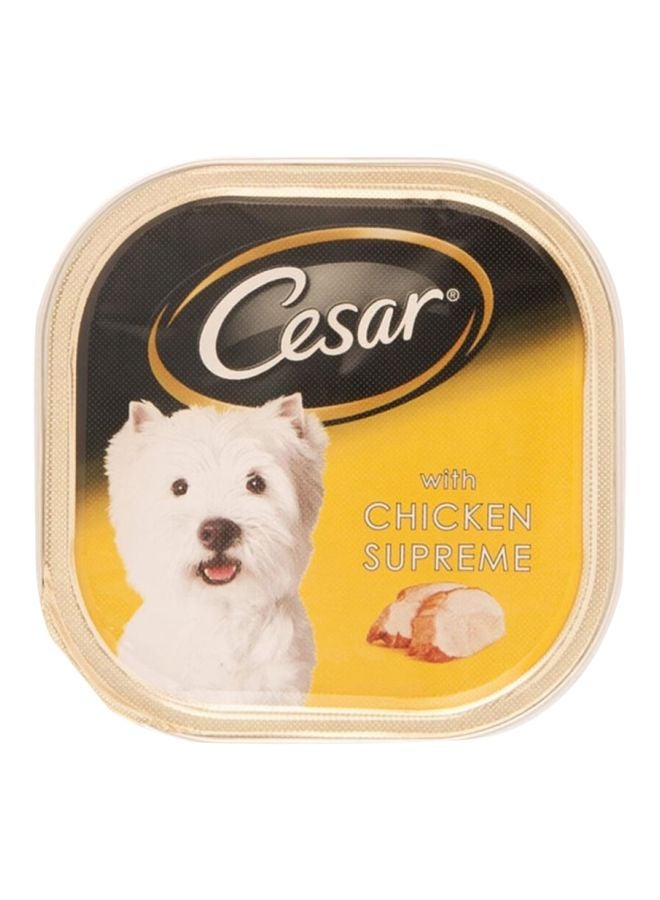 Cesar Chicken Flavored Dog Food Beige 100grams
