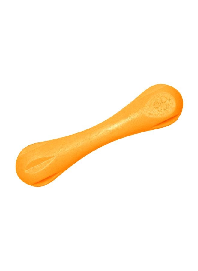 West Paw Hurley Dog Bone Chew Toy Tangerine - Image 2