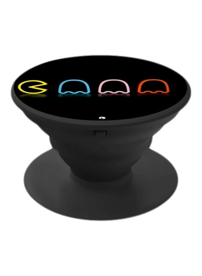 BP Printed Pop Socket Phone Holder Black/Blue/Yellow - Image 1