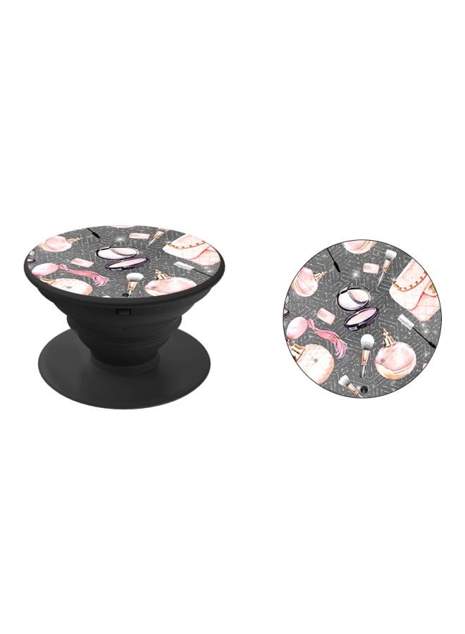 BP Cosmetics Printed Pop Socket Phone Holder Black/Grey/Pink - Image 2
