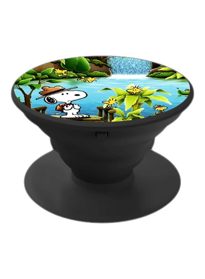 BP Printed Pop Socket Phone Holder Blue/GreenWhite - Image 1