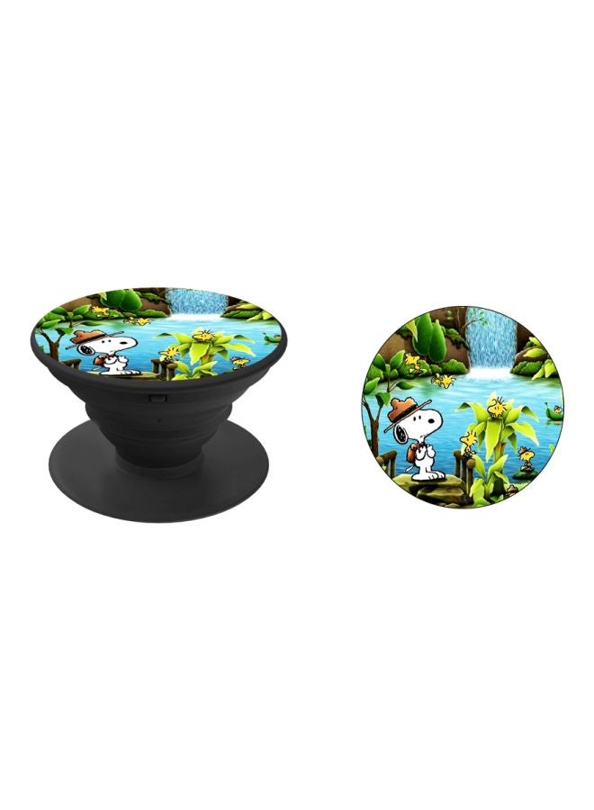 BP Printed Pop Socket Phone Holder Blue/GreenWhite - Image 2