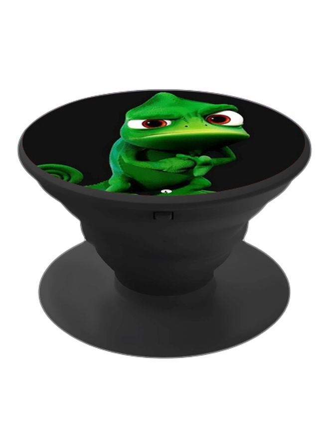 BP Printed Pop Socket Phone Holder Black/Green - Image 1