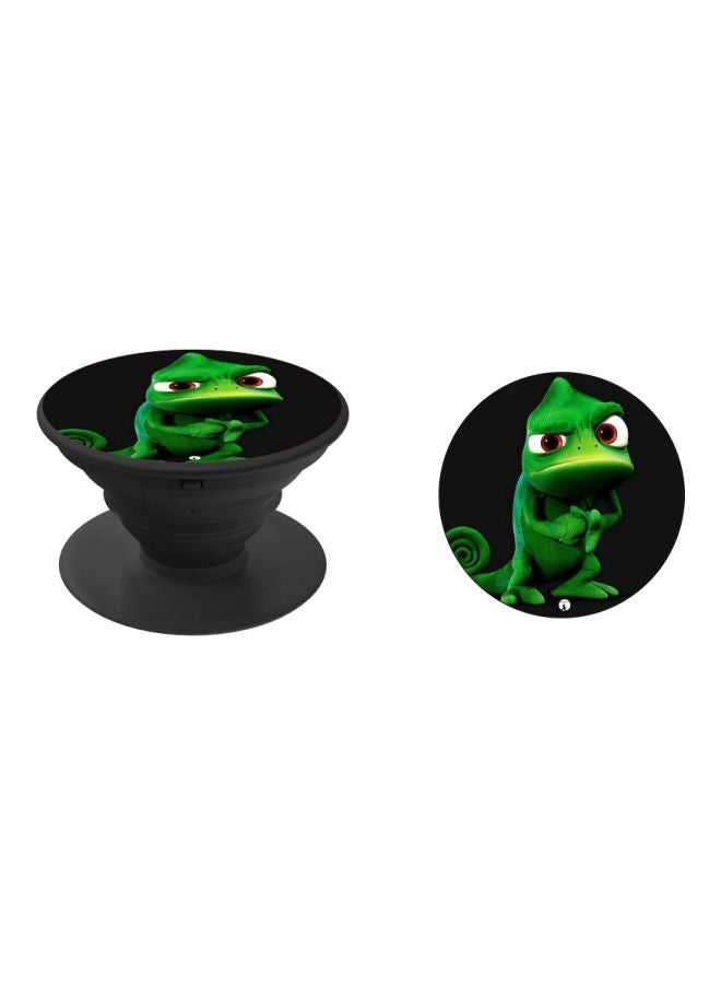 BP Printed Pop Socket Phone Holder Black/Green - Image 2