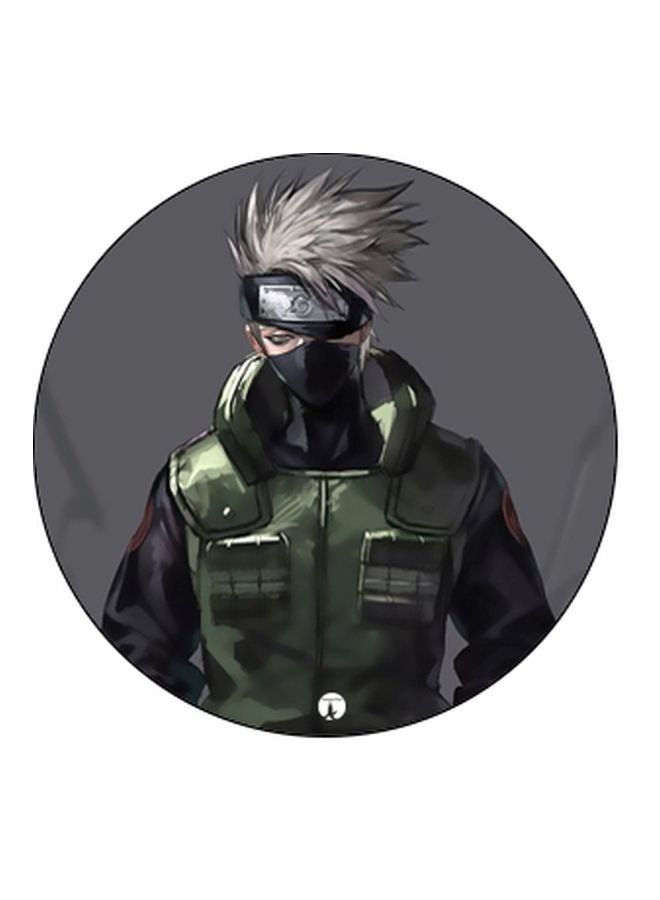 بي بي حامل هاتف بوب سوكيت بطبعة رسم أنمي أسود / رمادي / أخضر - Image 2